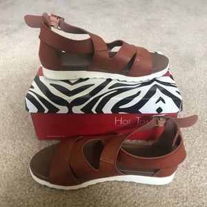 Brown Strappy Sandals